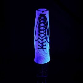 Pleaser Stivaletti UNICORN-1020G Viola-Blu Glitter/Nero...