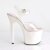 Pleaser Sandali UNICORN-708LG Trasparente /Opale Multi Glitter EU-41 / US-11