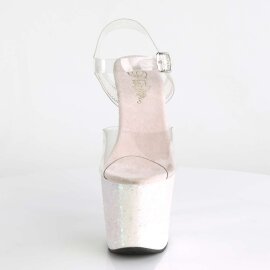 Pleaser Sandali UNICORN-708LG Trasparente/Opale Multi...