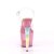 Pleaser Sandali UNICORN-708T Trasparente/Rosa-Multicolore EU-35 / US-5