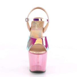 Pleaser Sandali UNICORN-711T TPU Rosa Cangiante/Rosa...