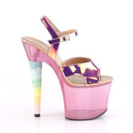 Pleaser Sandali UNICORN-711T TPU Rosa Cangiante/Rosa Bubble Gum Multicolore EU-36 /US-6