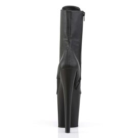 Pleaser Stivaletti XTREME-1020 Similpelle Nero/Nero Opaco EU-39 / US-9