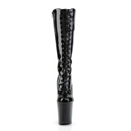 Pleaser XTREME-2020 Stivali - Vernice Nero/Nero EU-35 / US-5