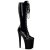 Pleaser XTREME-2020 Stivali - Vernice Nero/Nero EU-35 / US-5