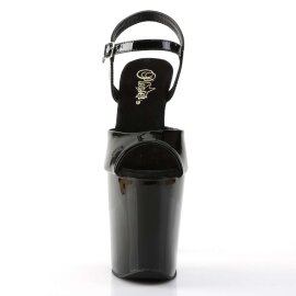 Pleaser Sandali XTREME-809 Vernice Nero/Nero EU-37 / US-7