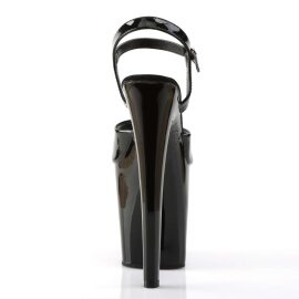 Pleaser Sandali XTREME-809 Vernice Nero/Nero EU-37 / US-7