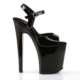 Pleaser Sandali XTREME-809 Vernice Nero/Nero EU-37 / US-7