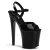 Pleaser Sandali XTREME-809 Vernice Nero/Nero EU-38 / US-8
