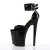 Pleaser Sandali XTREME-875 Vernice Nero/Nero EU-35 / US-5