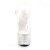 Pleaser Sandali ADORE-708MR-5 Trasparente/Bianco-Argento Strass EU-35 / US-5
