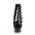 Pleaser DELIGHT-600-11 Stivaletti - Vernice Nero/Nero EU-38 / US-8