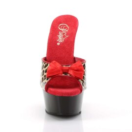 Pleaser Mules DELIGHT-601-6 Similpelle Marroncino...