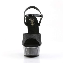 Pleaser Sandali DELIGHT-609-5G Nero Glitter EU-35 / US-5