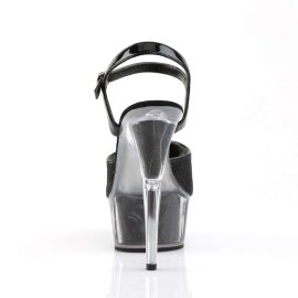 Pleaser Sandali DELIGHT-609-5G Nero Glitter EU-35 / US-5