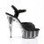 Pleaser Sandali DELIGHT-609-5G Nero Glitter EU-35 / US-5