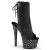 Pleaser Stivaletti STARDANCE-1018-7 Similpelle Nero/Nero-Argento Multi Glitter EU-35 / US-5