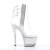 Pleaser Stivaletti STARDANCE-1018C-7 Trasparente/Trasparente-Argento Multi Strass EU-39 / US-9