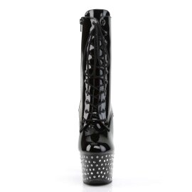 Pleaser Stivaletti STARDUST-1020-7 Nero/Nero EU-35 / US-5