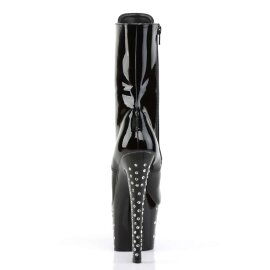 Pleaser Stivaletti STARDUST-1020-7 Nero/Nero EU-35 / US-5