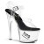 Pleaser Sandali TIPJAR-708-5 Trasparente-Nero/Trasparente EU-37 / US-7