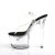 Pleaser Sandali TIPJAR-708-5 Trasparente-Nero/Trasparente EU-37 / US-7