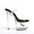 Pleaser Sandali TIPJAR-708-5 Trasparente-Nero/Trasparente EU-37 / US-7