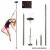 Lupit Pole Classic G2 Cromato 45 mm 2,30 m - 2,80 m