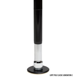 Lupit Pole Classic G2 45 mm Verniciato a Polvere Nero 2,30 m - 3,30 m