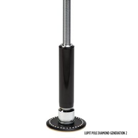 Lupit Pole Diamond G2 45 mm Verniciato a Polvere Nero 2,30 m - 2,80 m