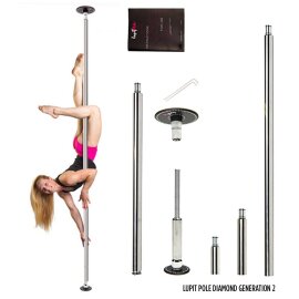 Lupit Pole Diamond G2 Acciaio Inossidabile 42 mm 2,30 m -...