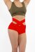 i-Style Shorts Criss Cross Colorato L Rosso