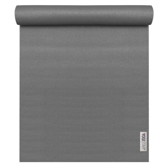 Tappetino Yoga Basic Grafite (183 cm x 61 cm x 4 mm)