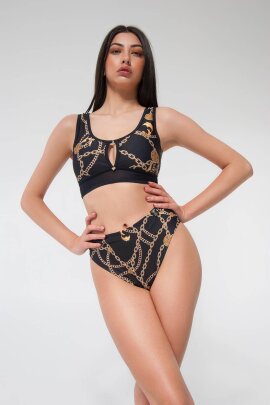 Pole Addict Shorts Sgambato Chaine Noir L