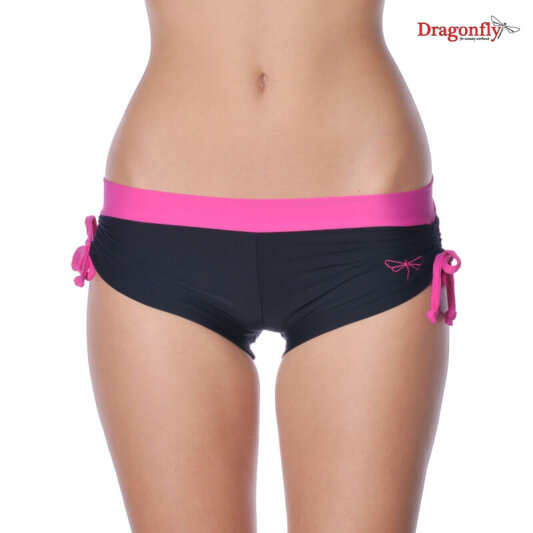 Dragonfly Shorts Emily XS Nero / Rosa Acceso