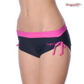 Dragonfly Shorts Emily XS Nero / Rosa Acceso