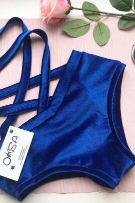 Oksawear Shorts Palma Velluto Blu XL