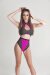 Oksawear Top Roxana Grigio/Viola M