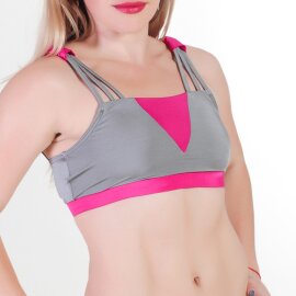 Pole Candy Top Cher S Grigio / Rosa Acceso