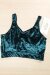 Oksawear Top Palma Velluto Verde M