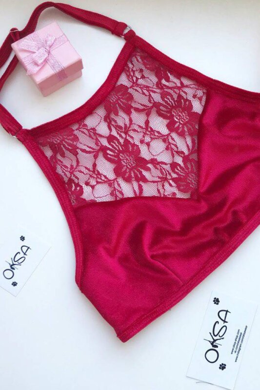 Oksawear Top Stella Rosso S