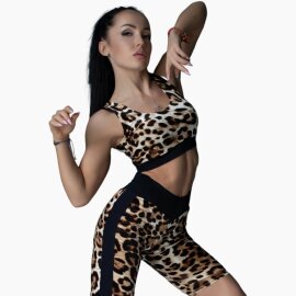 i-Style Top Prosto Velluto Leopardato M