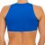PoleFit Top Corto Accollato XS Blu