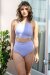 Lunalae V Basic Shorts a Vita Alta Lilla XL