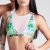 Polerina Top Dicentra Green Roses