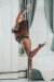 Dragonfly Betty Shorts a Vita Alta Kaki Tg. L