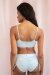 Lunalae Layla Shorts a Vita Bassa Blu Chiaro S