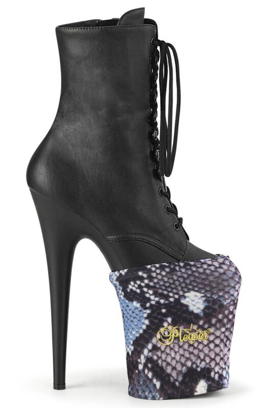 Pleaser Proteggi-Plateau BVernice & Blue Pitonato