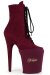 Pleaser Proteggi-Plateau Lycra Borgogna