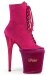 Pleaser Proteggi-Plateau Velluto Hot Rosa